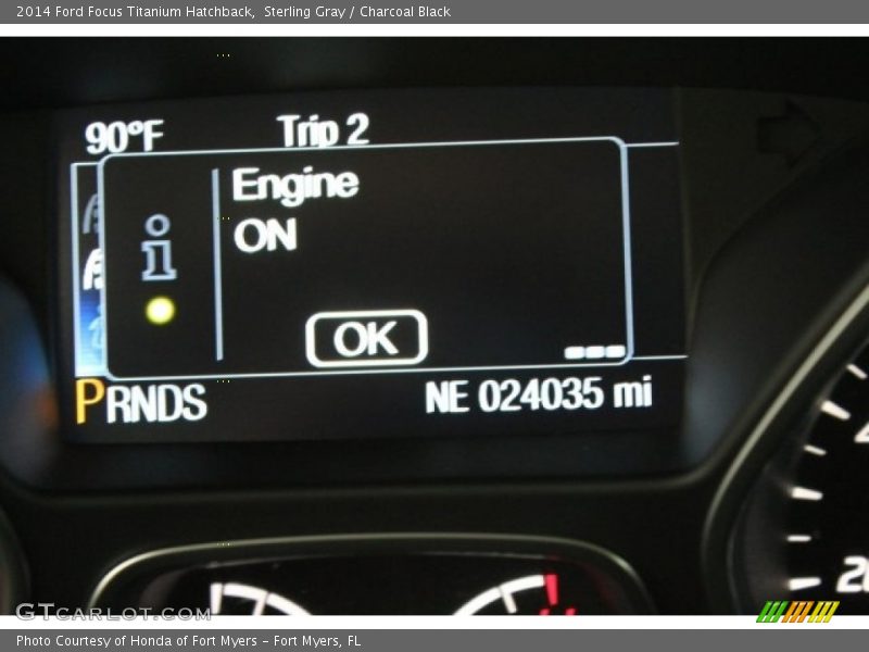 Sterling Gray / Charcoal Black 2014 Ford Focus Titanium Hatchback