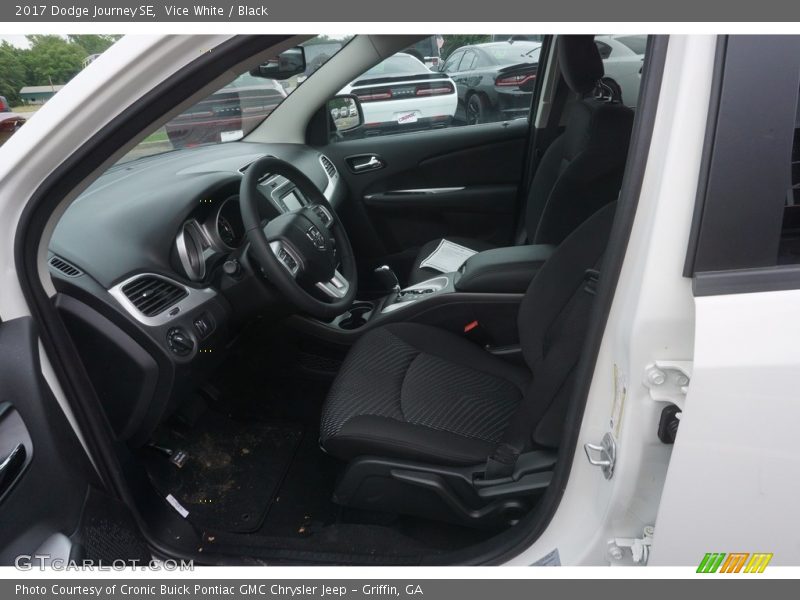 Vice White / Black 2017 Dodge Journey SE