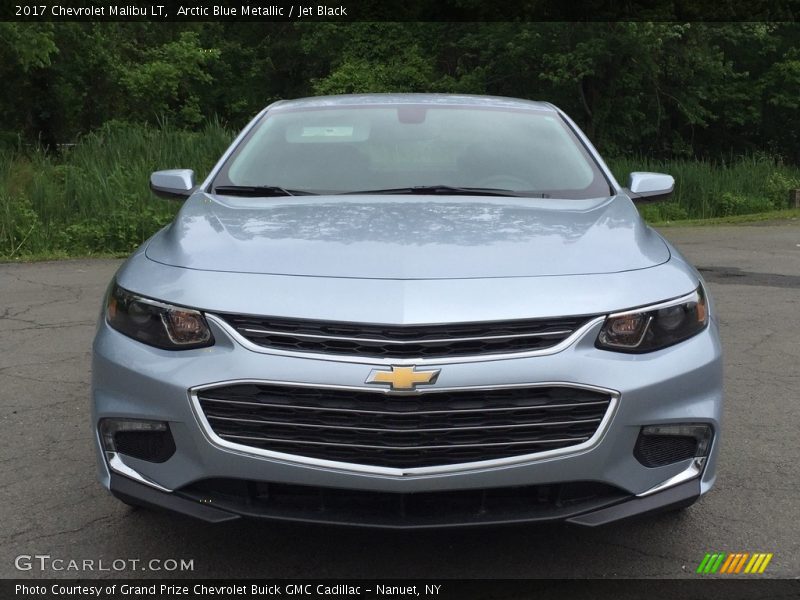 Arctic Blue Metallic / Jet Black 2017 Chevrolet Malibu LT