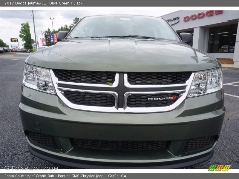Olive Green / Black 2017 Dodge Journey SE