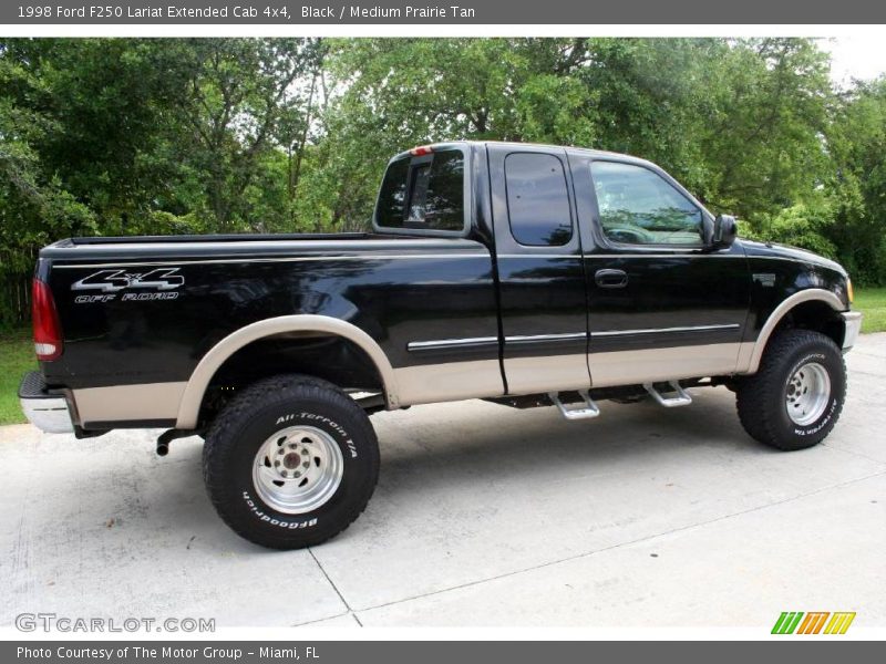 Black / Medium Prairie Tan 1998 Ford F250 Lariat Extended Cab 4x4