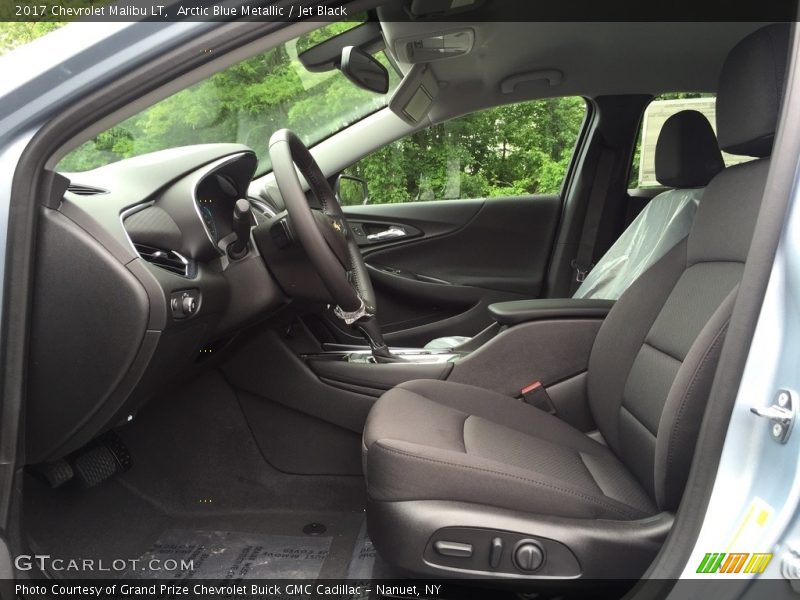 Arctic Blue Metallic / Jet Black 2017 Chevrolet Malibu LT