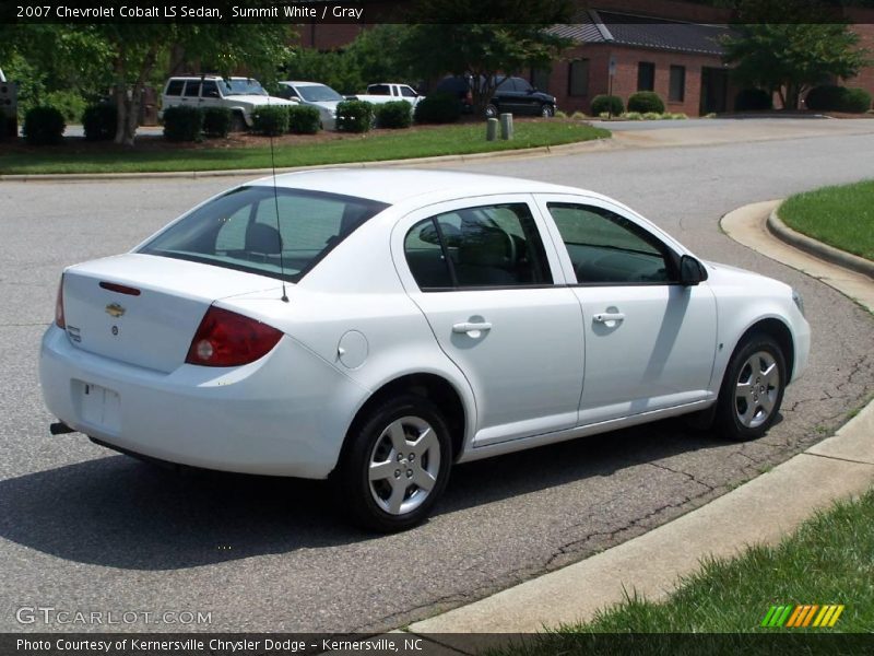 Summit White / Gray 2007 Chevrolet Cobalt LS Sedan