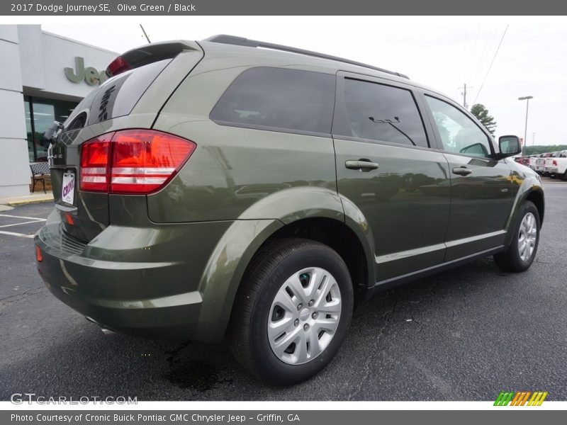 Olive Green / Black 2017 Dodge Journey SE