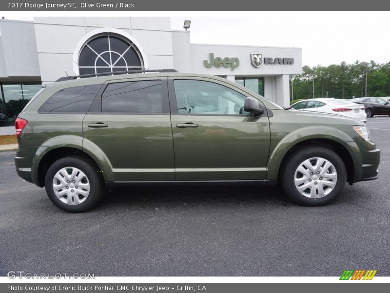 Olive Green / Black 2017 Dodge Journey SE