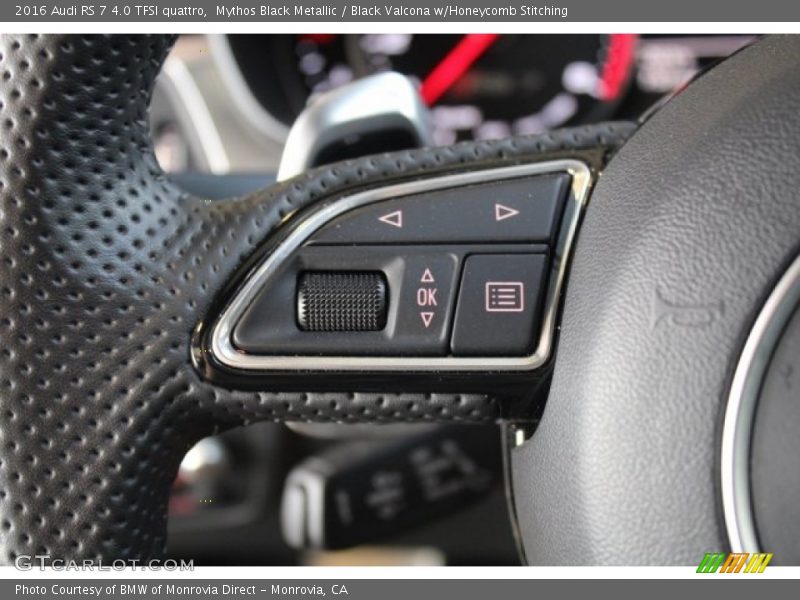 Controls of 2016 RS 7 4.0 TFSI quattro