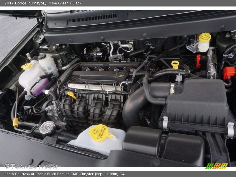 Olive Green / Black 2017 Dodge Journey SE