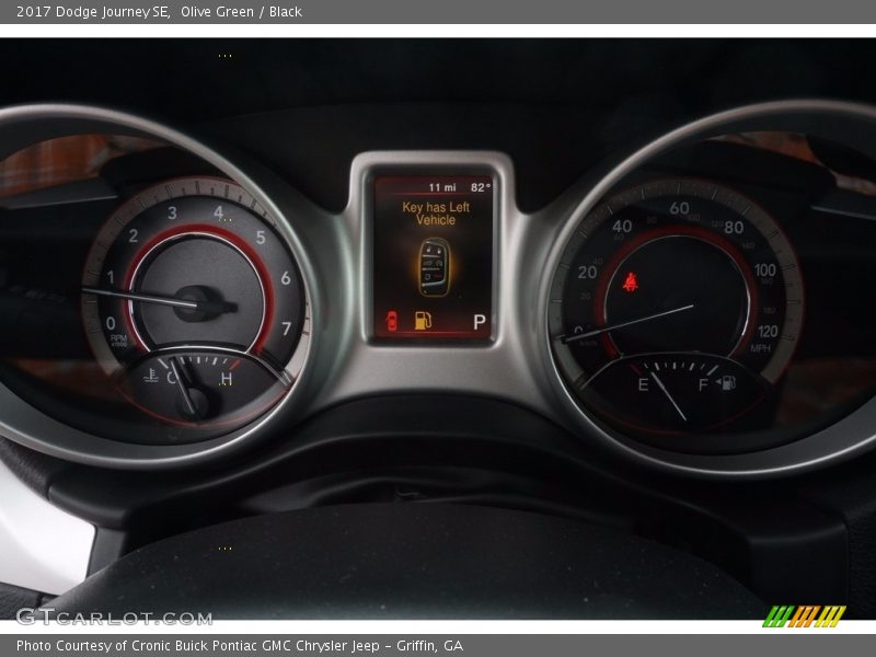 Olive Green / Black 2017 Dodge Journey SE