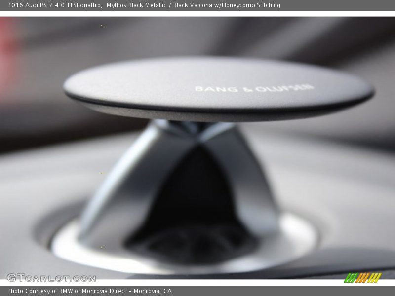Mythos Black Metallic / Black Valcona w/Honeycomb Stitching 2016 Audi RS 7 4.0 TFSI quattro