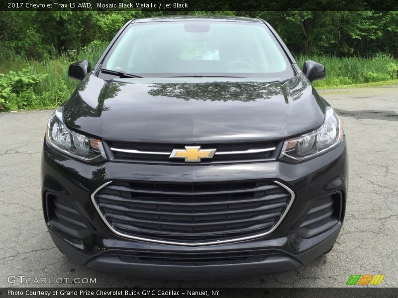 Mosaic Black Metallic / Jet Black 2017 Chevrolet Trax LS AWD