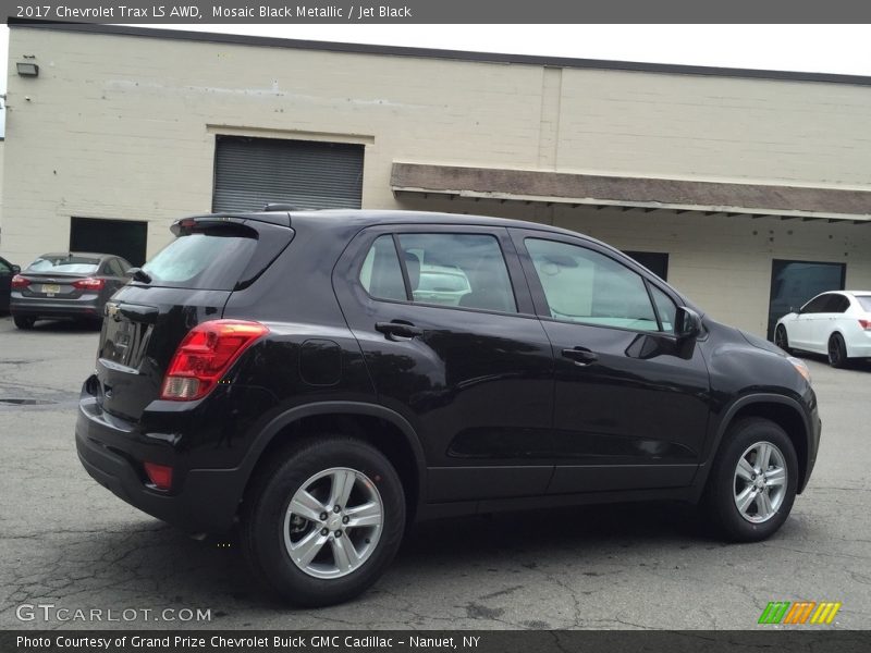 Mosaic Black Metallic / Jet Black 2017 Chevrolet Trax LS AWD