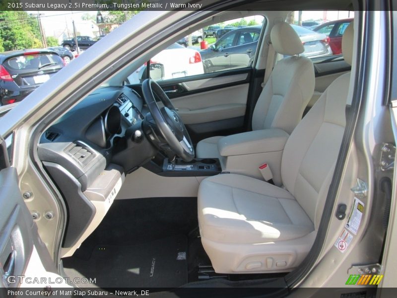 Tungsten Metallic / Warm Ivory 2015 Subaru Legacy 2.5i Premium