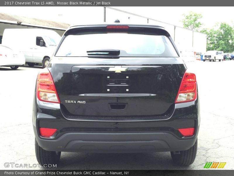 Mosaic Black Metallic / Jet Black 2017 Chevrolet Trax LS AWD