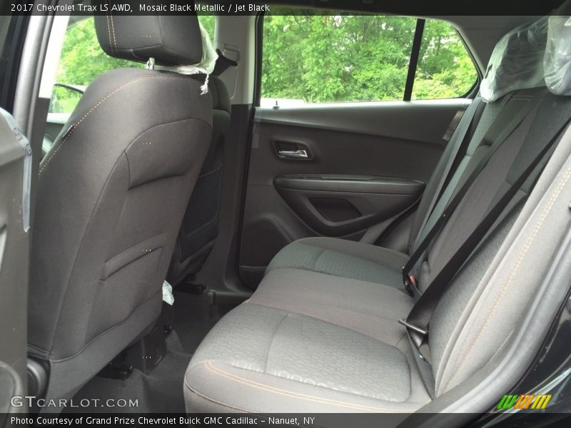 Mosaic Black Metallic / Jet Black 2017 Chevrolet Trax LS AWD