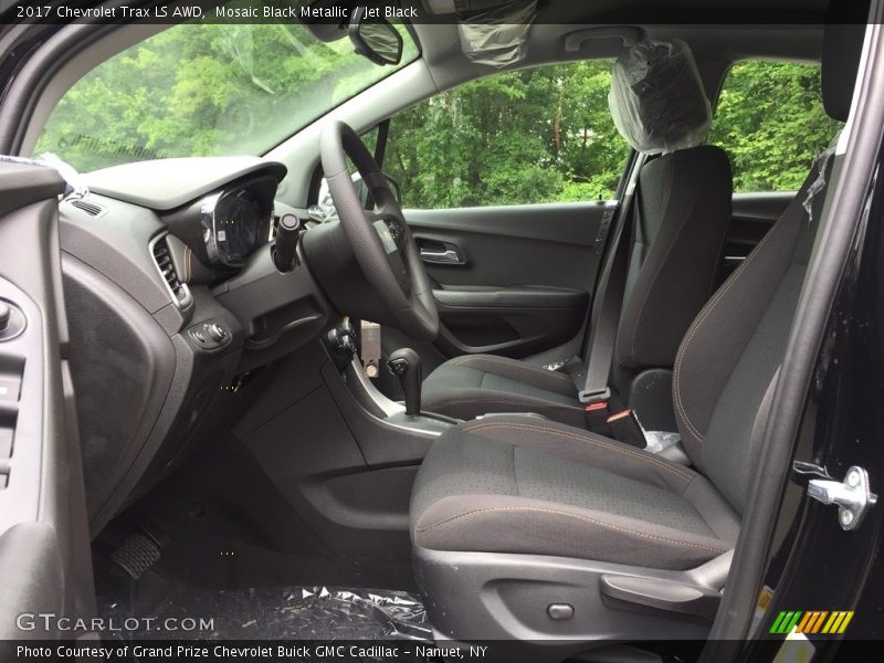 Mosaic Black Metallic / Jet Black 2017 Chevrolet Trax LS AWD