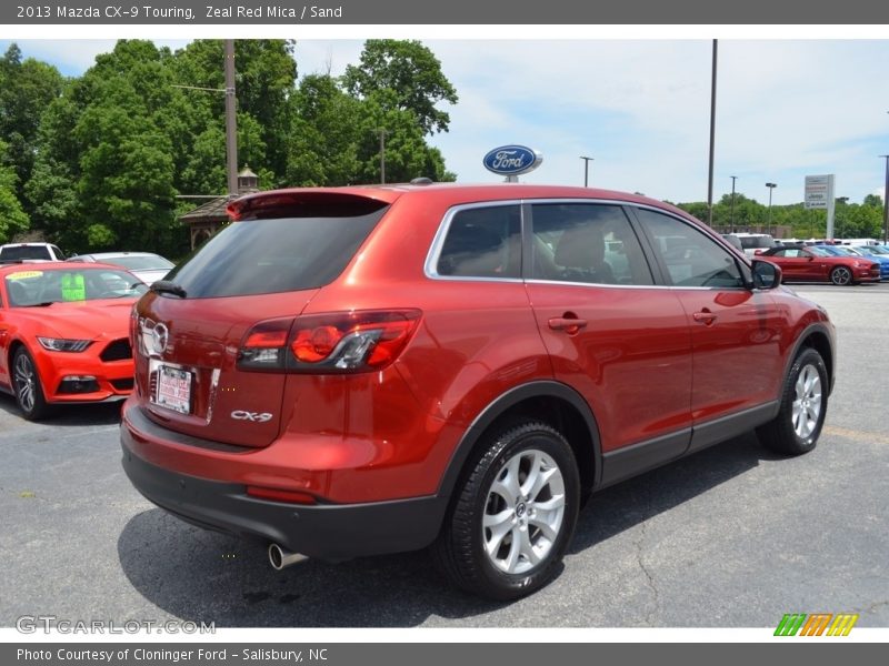 Zeal Red Mica / Sand 2013 Mazda CX-9 Touring