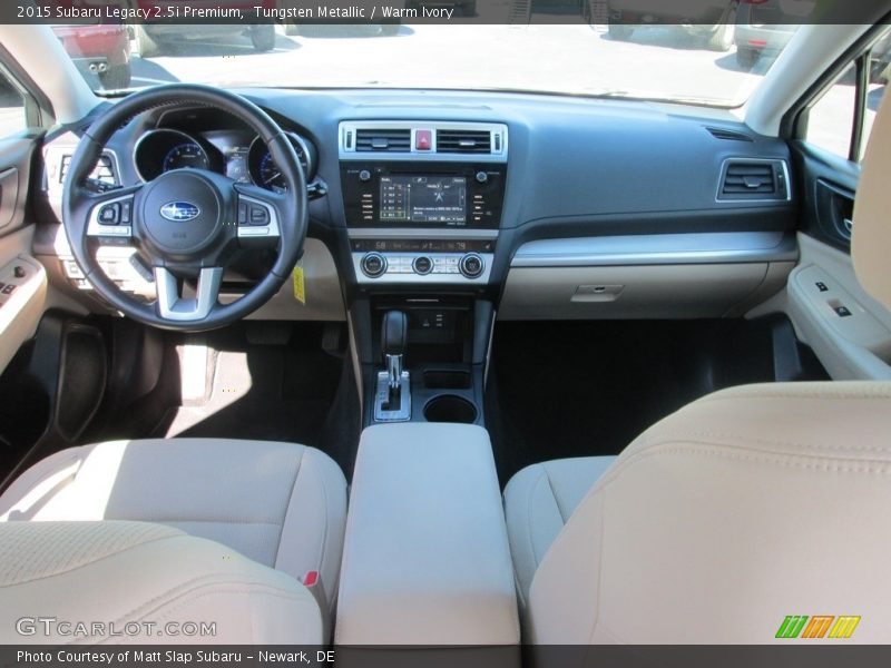 Tungsten Metallic / Warm Ivory 2015 Subaru Legacy 2.5i Premium