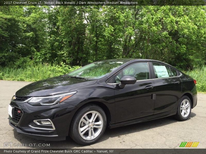 Mosaic Black Metallic / Dark Atmosphere/Medium Atmosphere 2017 Chevrolet Cruze LT