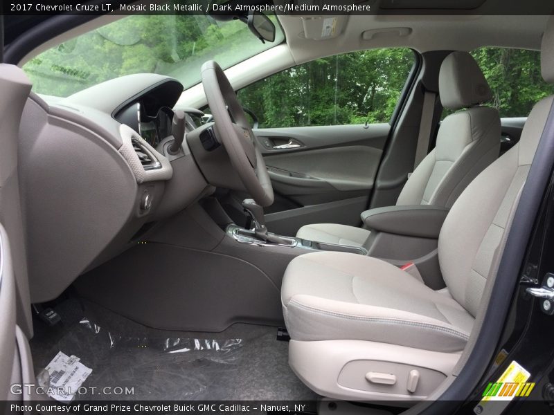 Mosaic Black Metallic / Dark Atmosphere/Medium Atmosphere 2017 Chevrolet Cruze LT