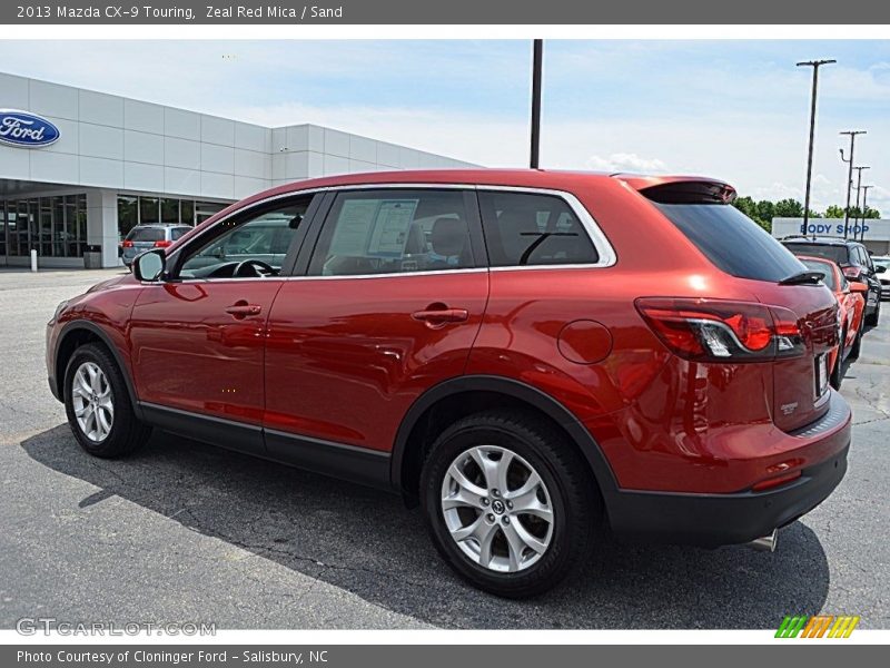 Zeal Red Mica / Sand 2013 Mazda CX-9 Touring