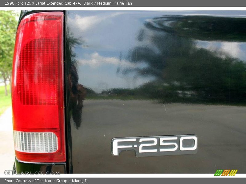Black / Medium Prairie Tan 1998 Ford F250 Lariat Extended Cab 4x4
