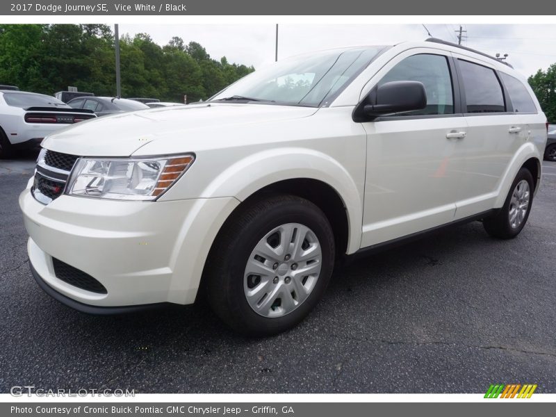 Vice White / Black 2017 Dodge Journey SE