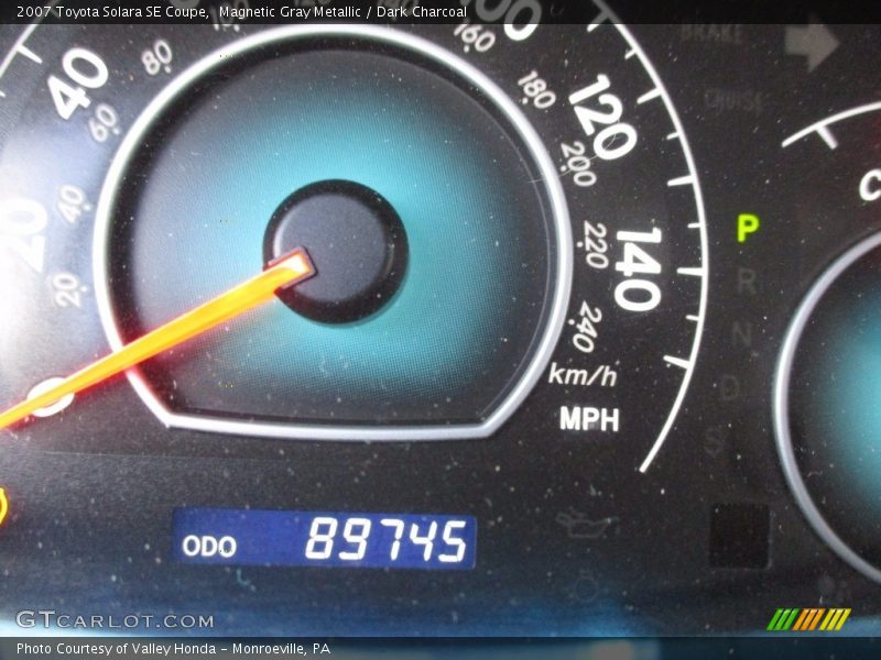 Magnetic Gray Metallic / Dark Charcoal 2007 Toyota Solara SE Coupe