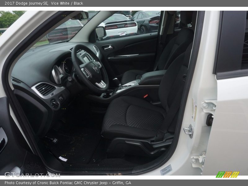 Vice White / Black 2017 Dodge Journey SE