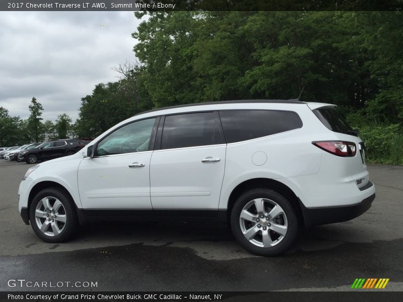 Summit White / Ebony 2017 Chevrolet Traverse LT AWD