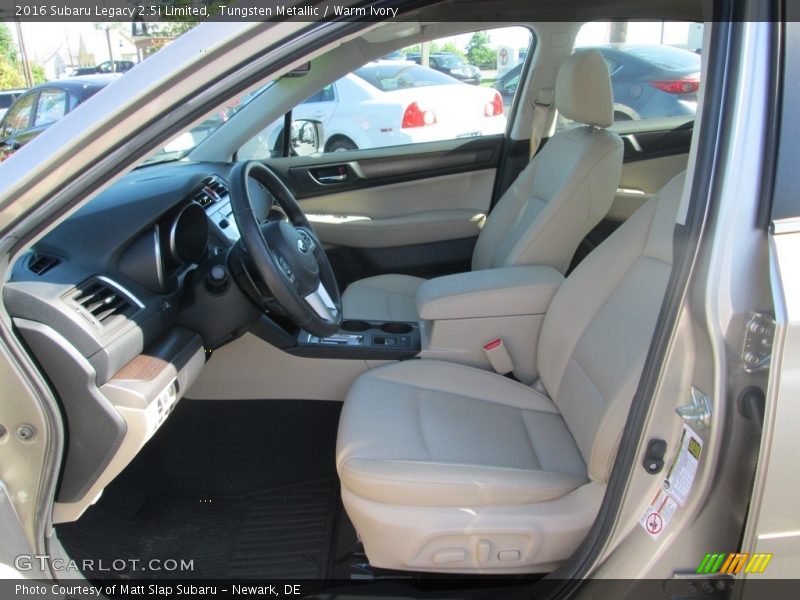 Tungsten Metallic / Warm Ivory 2016 Subaru Legacy 2.5i Limited