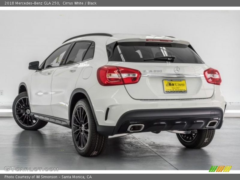 Cirrus White / Black 2018 Mercedes-Benz GLA 250