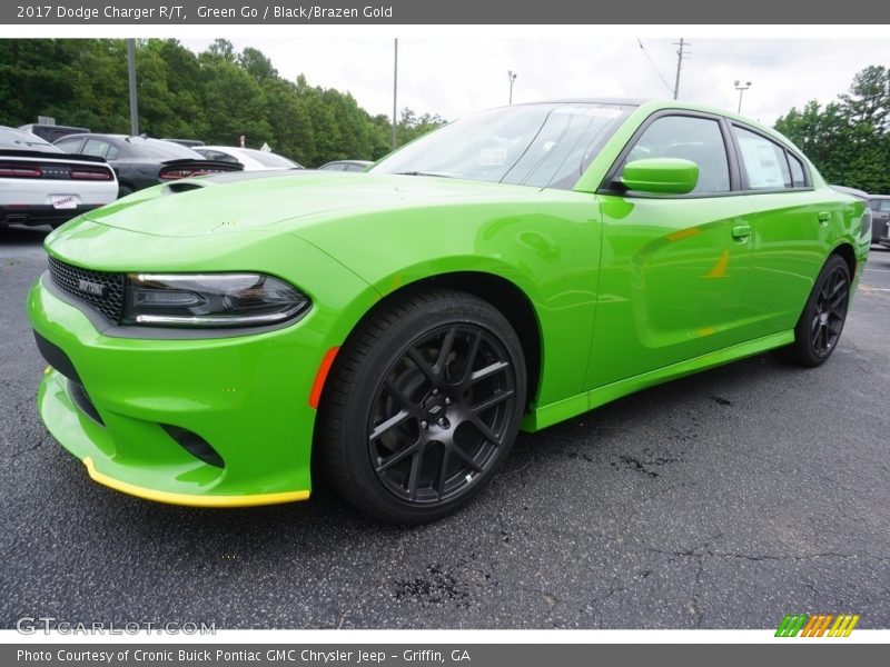 Green Go / Black/Brazen Gold 2017 Dodge Charger R/T