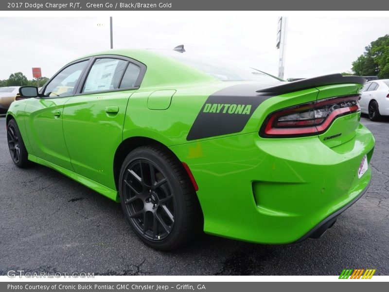 Green Go / Black/Brazen Gold 2017 Dodge Charger R/T