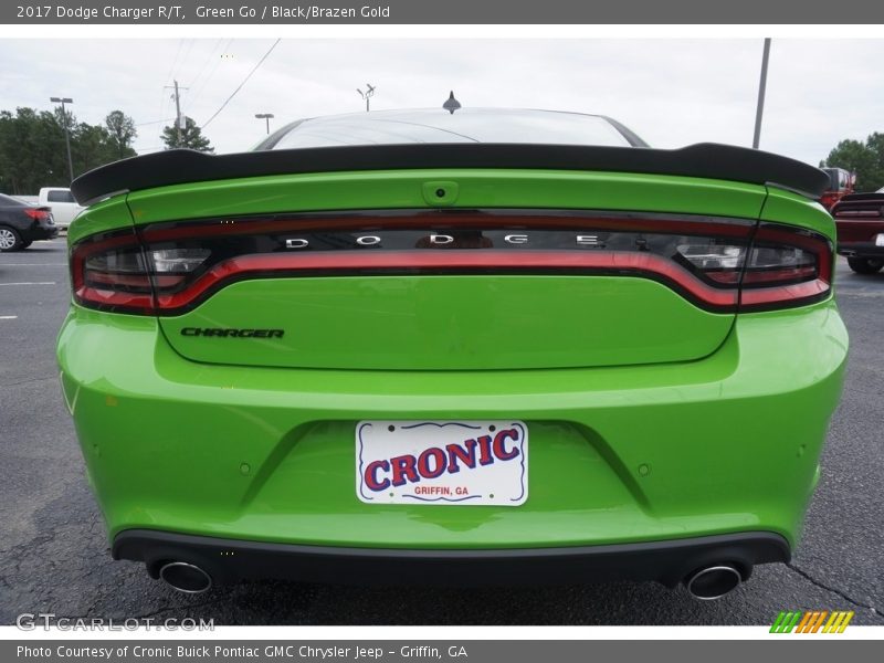 Green Go / Black/Brazen Gold 2017 Dodge Charger R/T