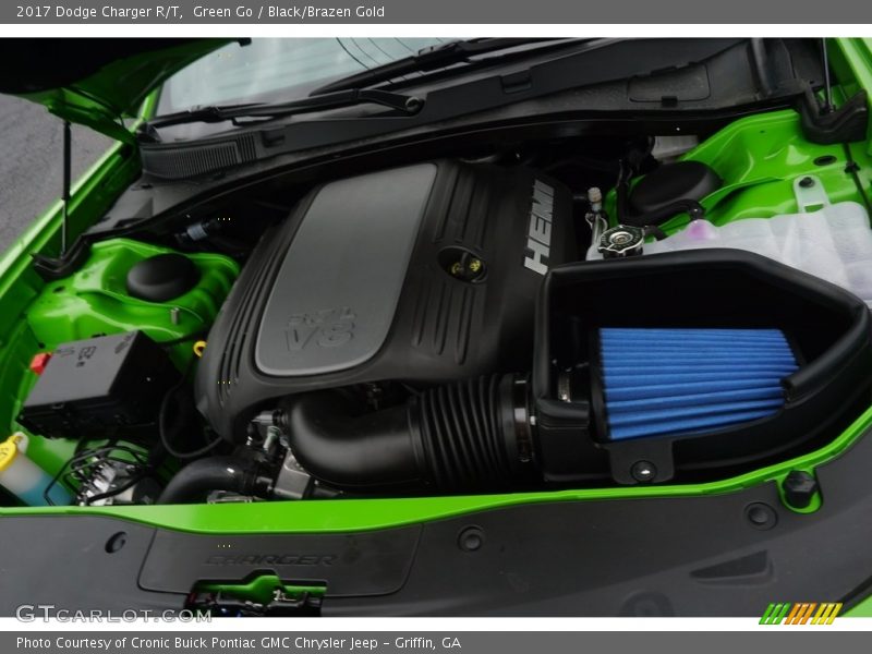 Green Go / Black/Brazen Gold 2017 Dodge Charger R/T