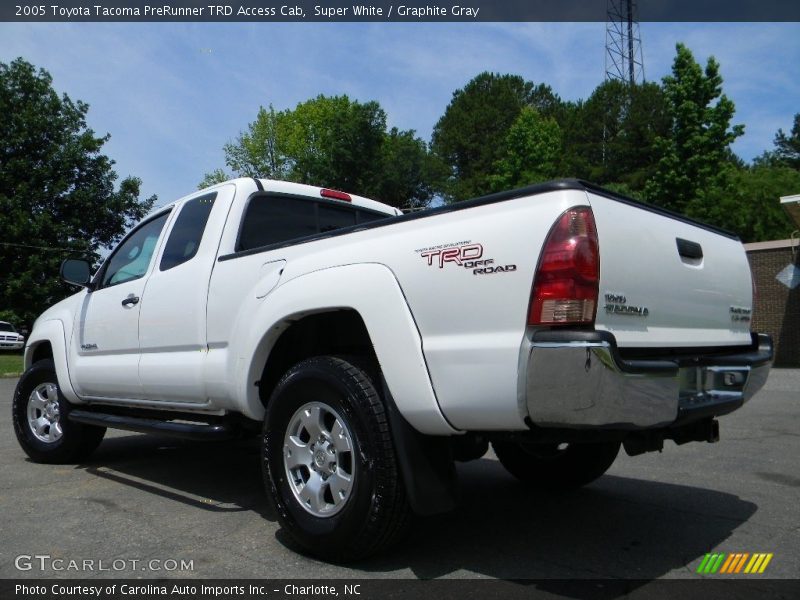 Super White / Graphite Gray 2005 Toyota Tacoma PreRunner TRD Access Cab