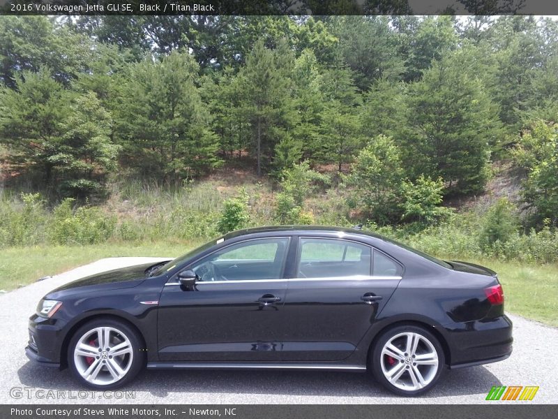 Black / Titan Black 2016 Volkswagen Jetta GLI SE