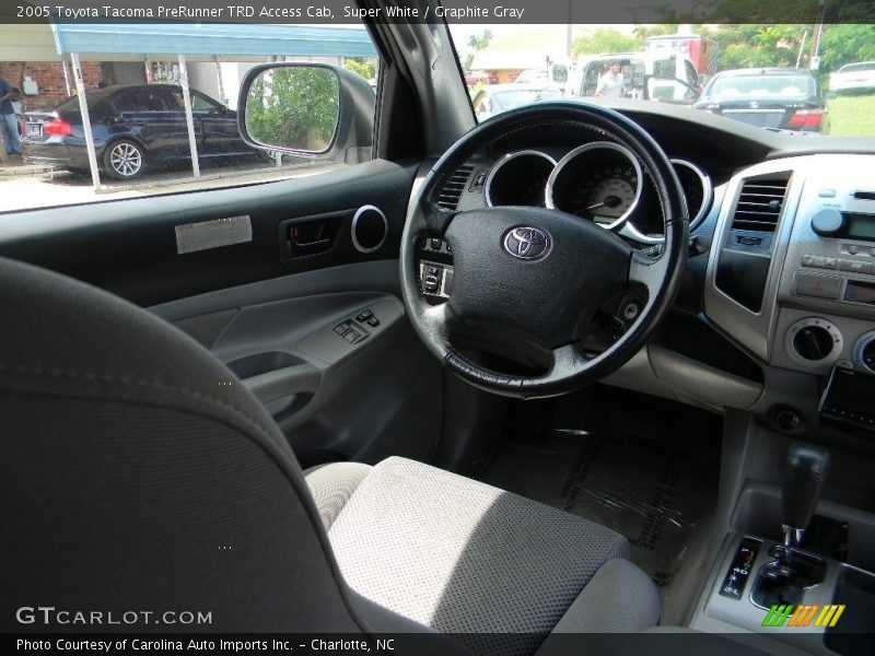 Super White / Graphite Gray 2005 Toyota Tacoma PreRunner TRD Access Cab