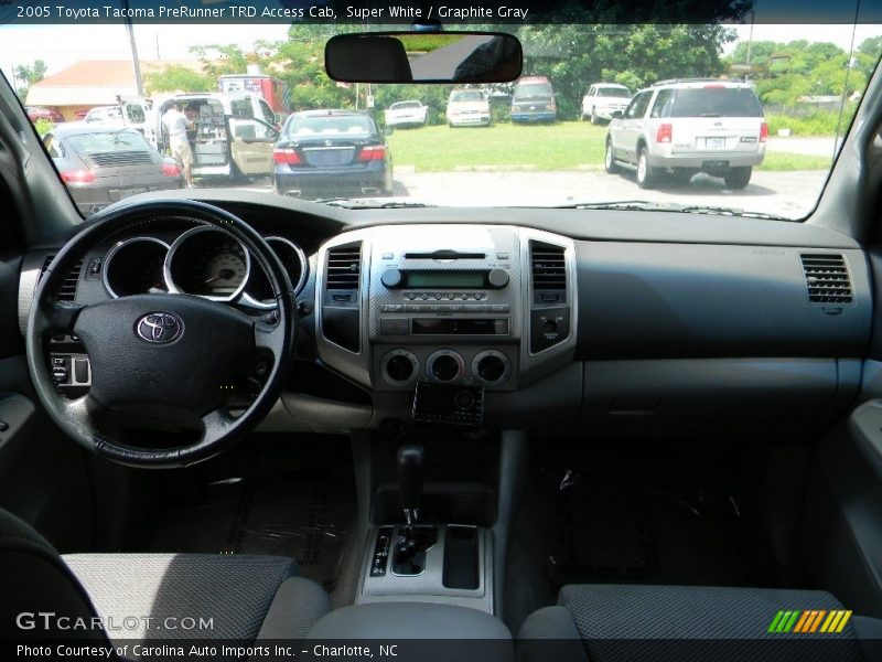 Super White / Graphite Gray 2005 Toyota Tacoma PreRunner TRD Access Cab