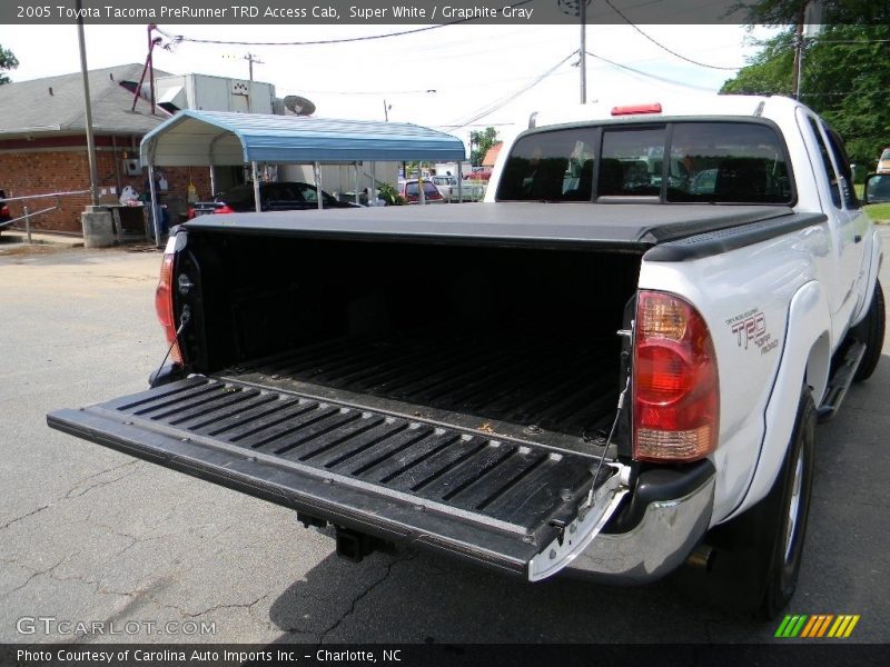 Super White / Graphite Gray 2005 Toyota Tacoma PreRunner TRD Access Cab
