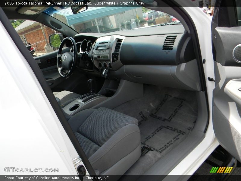 Super White / Graphite Gray 2005 Toyota Tacoma PreRunner TRD Access Cab