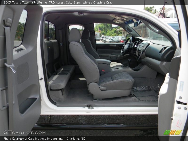 Super White / Graphite Gray 2005 Toyota Tacoma PreRunner TRD Access Cab