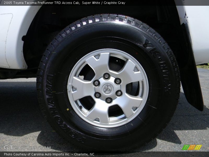 Super White / Graphite Gray 2005 Toyota Tacoma PreRunner TRD Access Cab