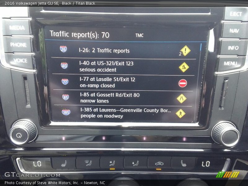 Black / Titan Black 2016 Volkswagen Jetta GLI SE