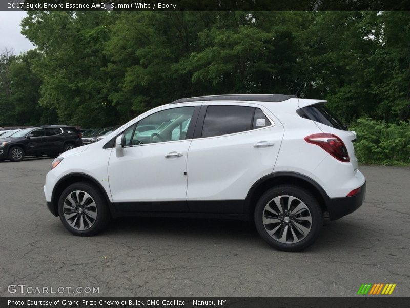 Summit White / Ebony 2017 Buick Encore Essence AWD