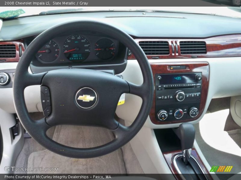Slate Metallic / Gray 2008 Chevrolet Impala LS