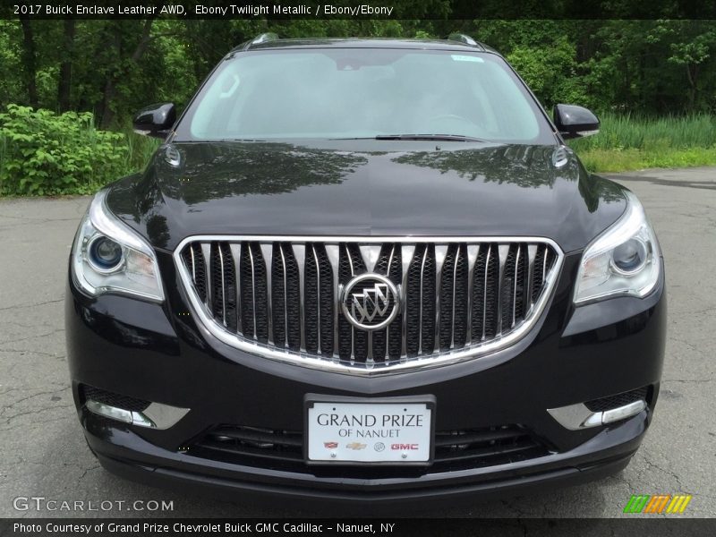 Ebony Twilight Metallic / Ebony/Ebony 2017 Buick Enclave Leather AWD