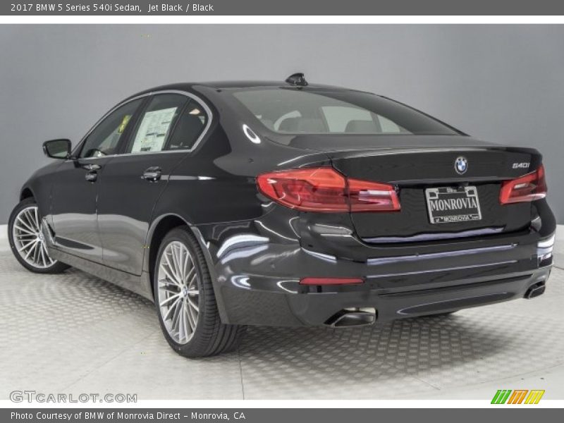 Jet Black / Black 2017 BMW 5 Series 540i Sedan