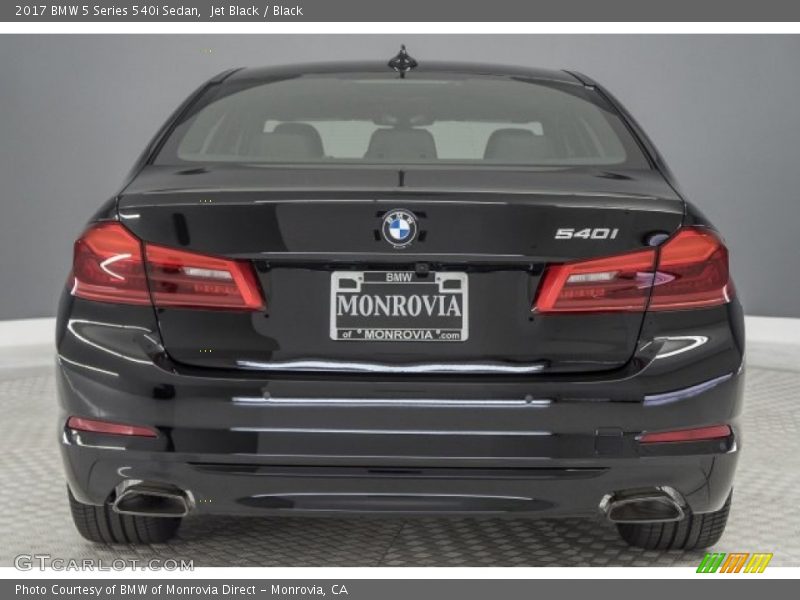 Jet Black / Black 2017 BMW 5 Series 540i Sedan