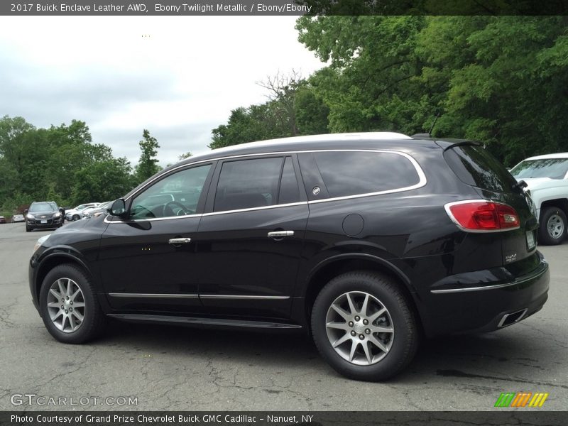 Ebony Twilight Metallic / Ebony/Ebony 2017 Buick Enclave Leather AWD